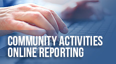 Community Activities Online Reporting Community Activities Online Reporting